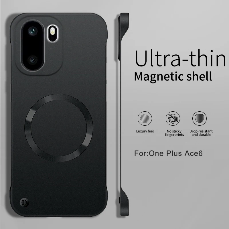 Ultra Thin Metallic Paint Magnetic Case - Frameless Cooling Hard PC Cover