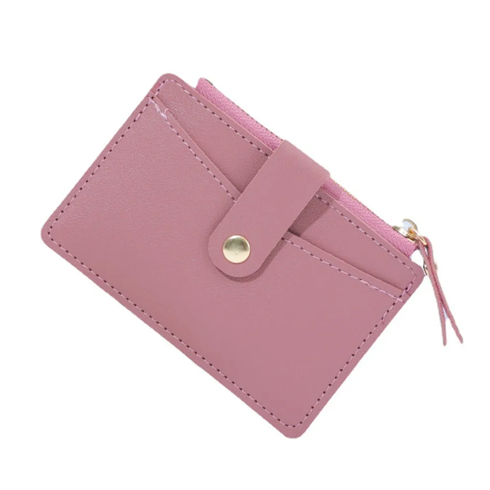 Stylish Mini PU Leather Card Holder Wallet