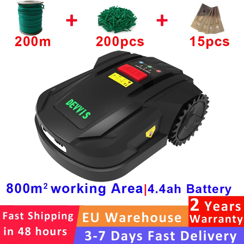 DEVVISSmartAutomaticLawnMowerGrassCutterRobotH750TwithMobile