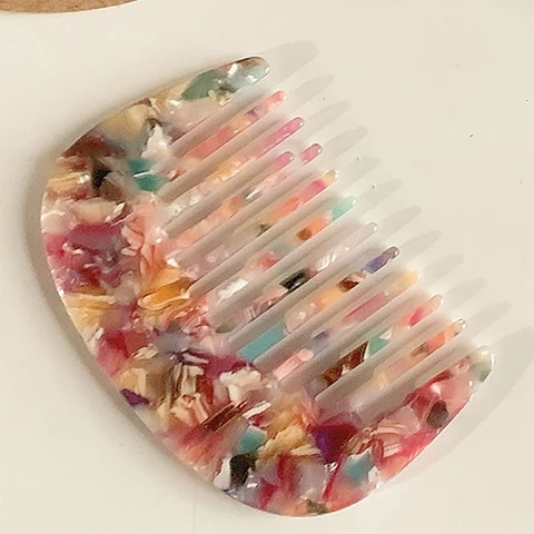 New Design Acetate Anti-static Hair Combs Mini Hairdressing Comb Detangling Hair Brush For Women Girls Hair Styling Tools