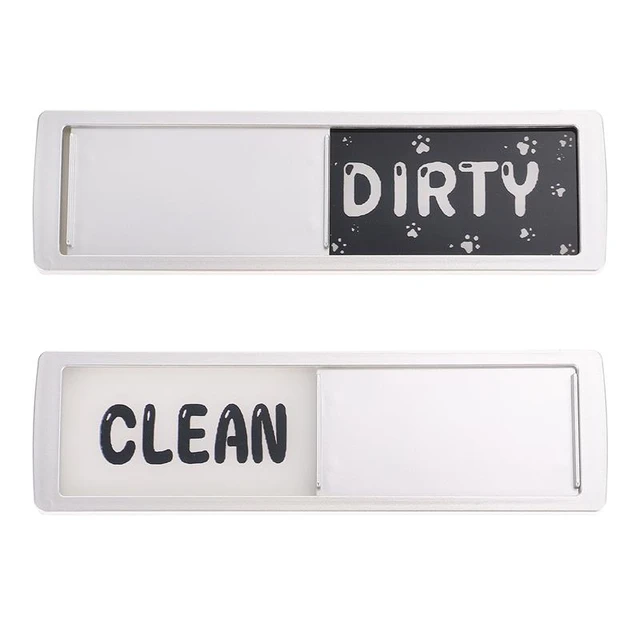 Dishwasher Magnet Clean Dirty Sign Adhesive Sticker For All Surfaces Strong  Magnet Sign For Kitchen Dish Washer Refrigerator