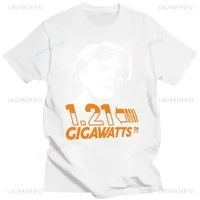 T-shirt Doc Brown Retour vers le futur pour hommes, vêtements pour hommes, T-shirt amusant, Gigaconsolidation, 1.21 2
