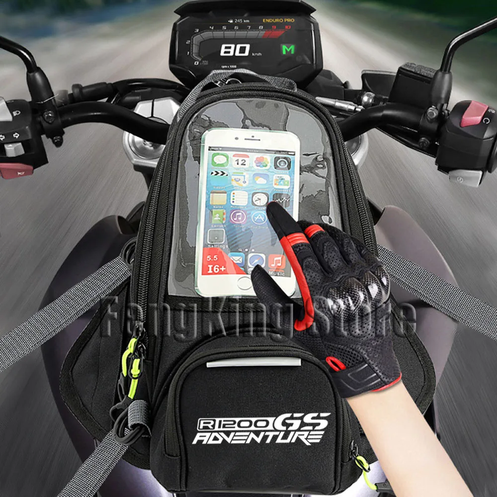 

Для BMW R1200GS R 1200 GS Приключения ADV мотоциклетная Магнитная сумка для верховой езды сумка для навигации топливного бака большой экран