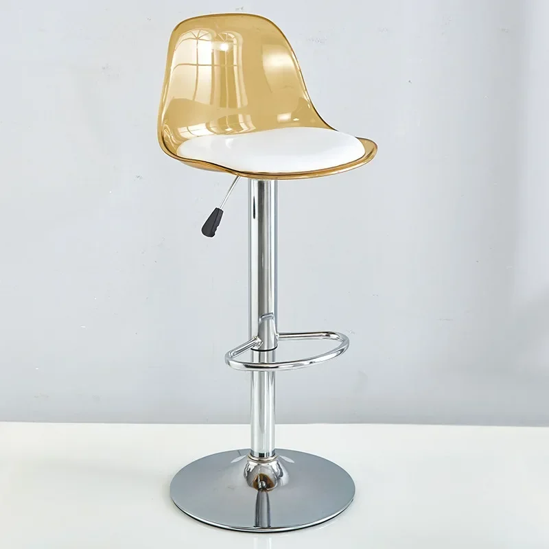 Transparent Bar Lift Rotating Bar Chair Living Room Island High Chair Dining Table Transparent Restaurant Lift High Chairs