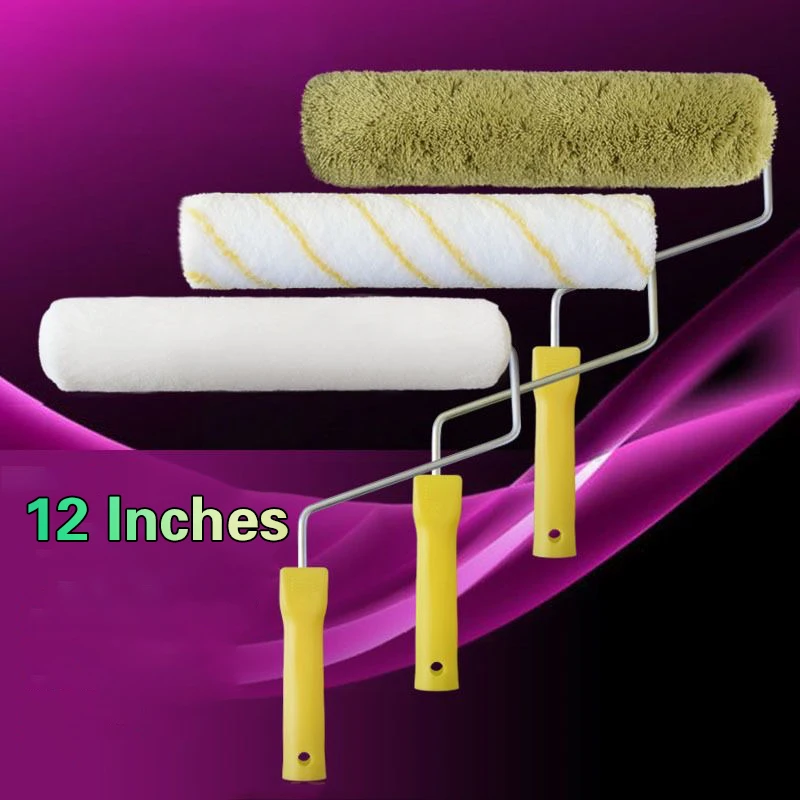 12 Inch Roller Brush, 30 cm Long, Extended Large Roller Brush, Short Medium Long Brush, Wall And Floor Paint Roller, Fine Brush chinese calligraphy writing brush pen set medium regular script calligraphy brush traditional painting calligraphy writing brush