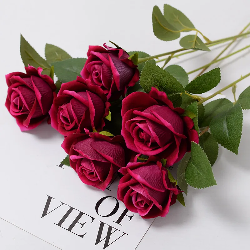 Luxurious Flannel Pearl Rose Bouquet - Elegant Floral Arrangement & Home Décor Gift