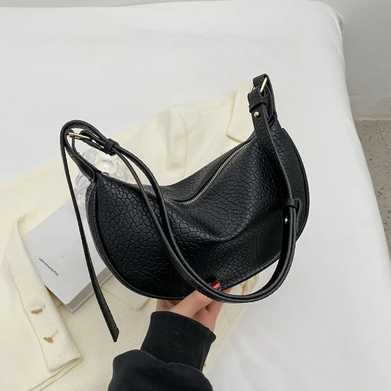 

Женская сумка из мягкой ПУ кожи, вместительная простая сумка через плечо, 2023