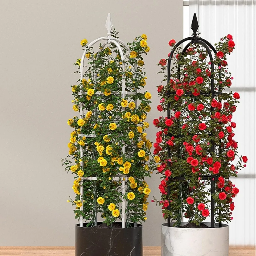 Garden Tower Metal Obelisk Trellis Plant Support 2