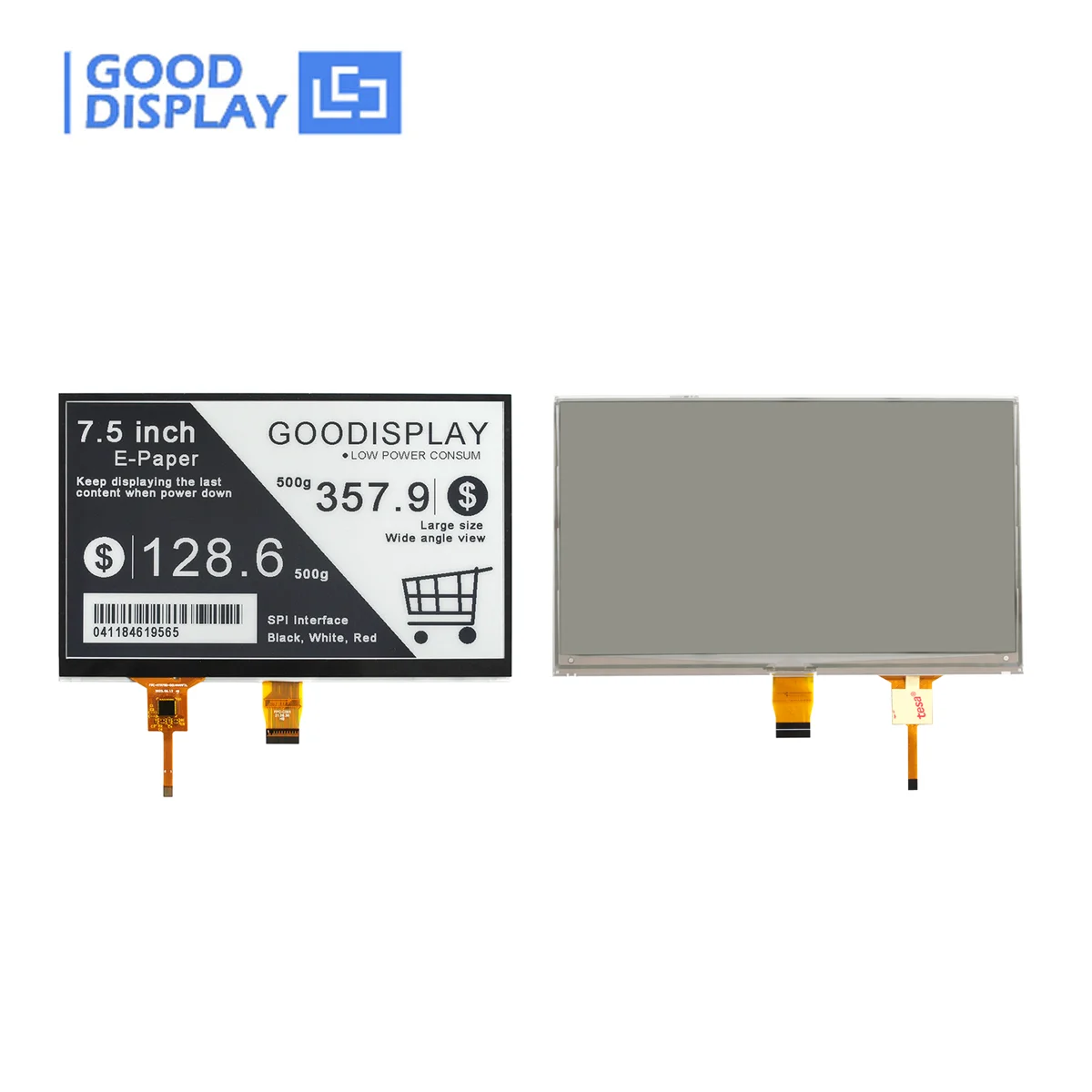 Goodisplay-raspberry pi E-ink Screen 7.5 e Paper Display com Touch Screen Gdey075t7-t01 Fabricante - Imagem 4