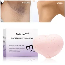 

80g Peach Scented Skin Bleaching Whitening Soap Deep Cleansing Body Wash Whitening Moisturizing Armpits Back Intimate Soap