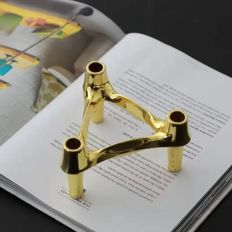 Nordic Classical Triangle Candlestick Holder