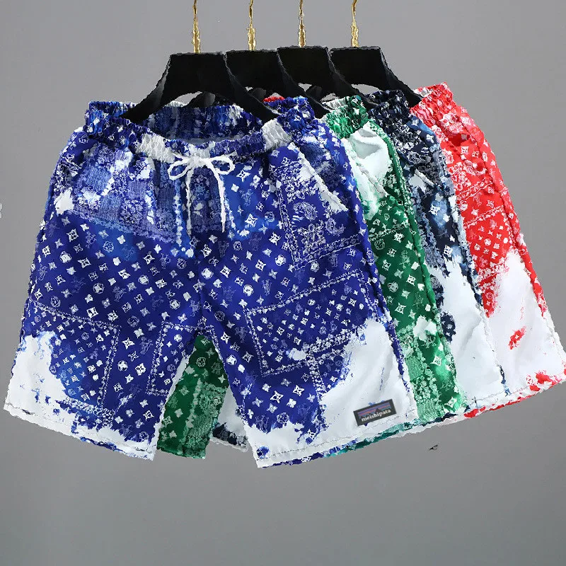 New Summer Men's Fashionable Loose Ice Silk Quick-drying Shorts