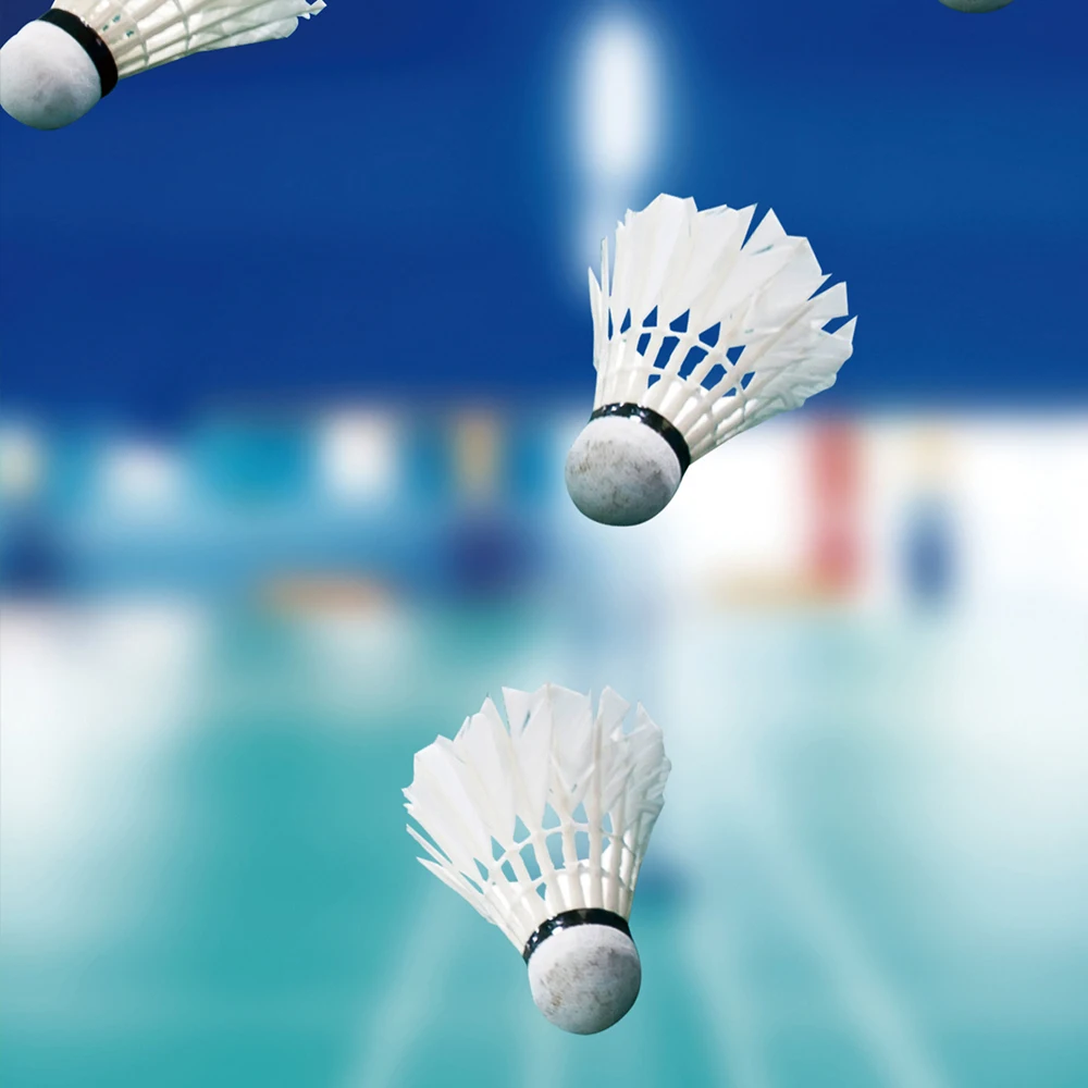 12 Pieces Badminton High Speed Goose Feather for Indoor Outdoor Sports badminton shuttlecock,badminton ball,feather shuttlecock