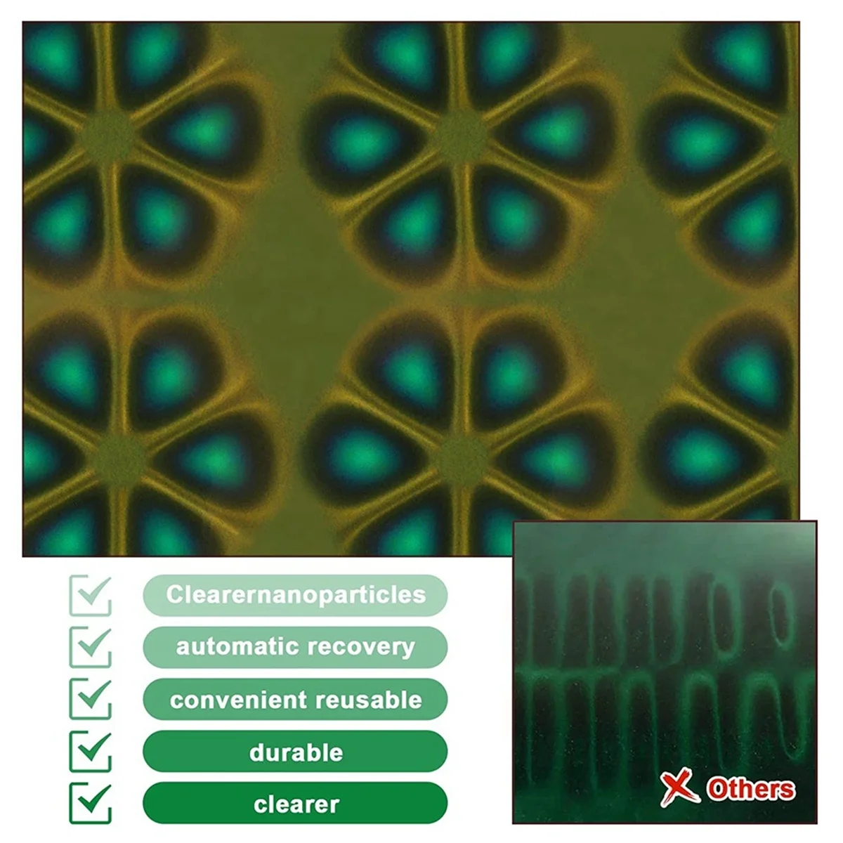 Newest 4 x 4Inch Magnetic Field Viewing Film,Magnetic Field Viewer,Magnetic Flux Display,Magnet Pattern Detector,for Scientific