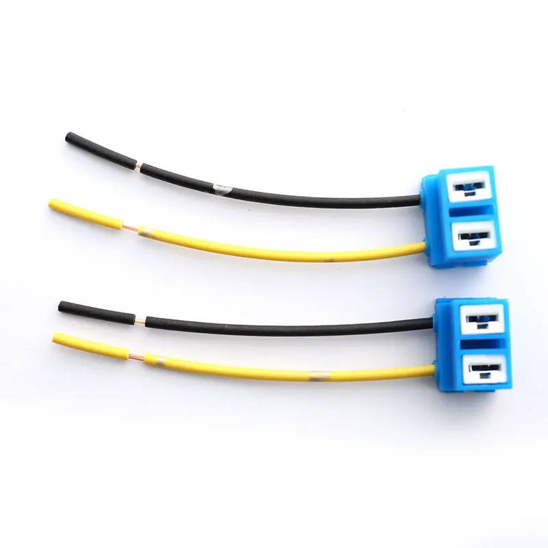 2Pcs H7 Connector Female Ceramic Sockets Auto Car Bulb Connectors With Wire AliExpress