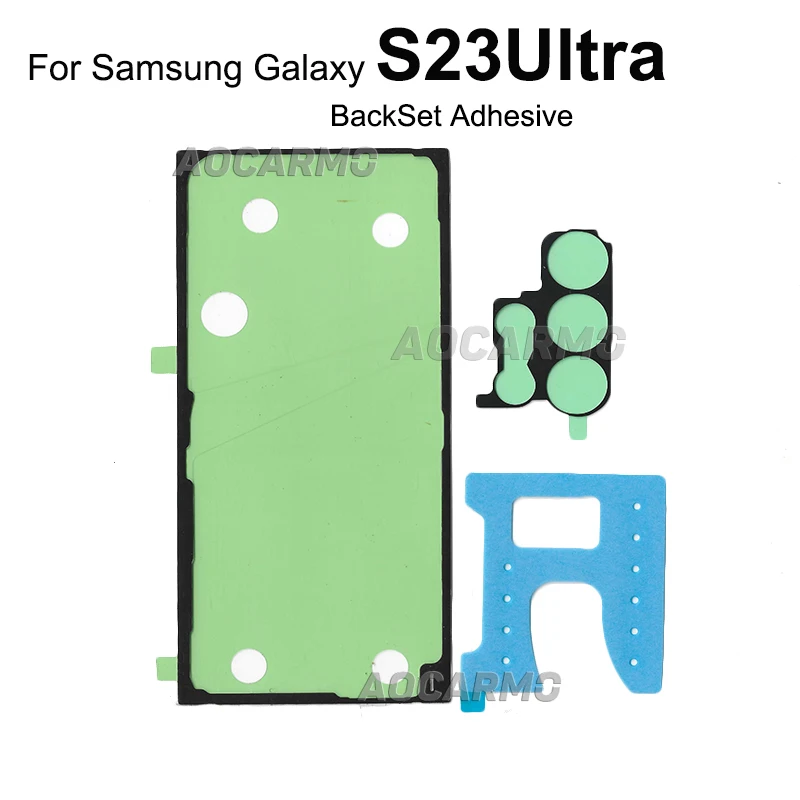 Phone Adhesive Stickers Aocarmo For Samsung Galaxy S23 Ultra S23U Back Battery Rear Cover Waterproof Sticker Glue Front Screen LCD Adhesive Replacement
