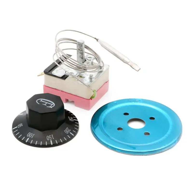 50-300℃ Dial Thermostat Temperature Control For Electric Oven 220V 16A 20CC