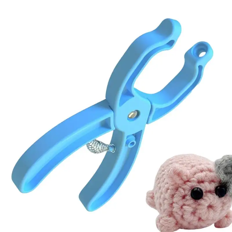 Knitting Crochet Doll Safety Eye Pliers Tool Quick Doll Making Washers 5-30mm Safety Eyes Stuffed Animal Eyes