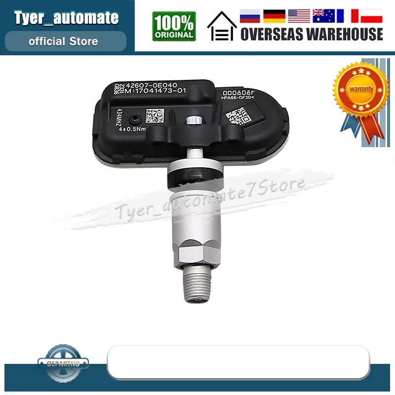 TPMS Ÿ̾ з ͸ , 2021 2022 Ÿ ̷ ÿ, 434MHz, 42607-0E040, 426070E040