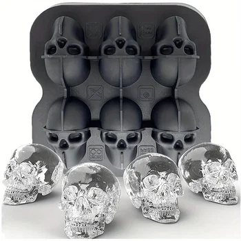 Skull Ice Ball Mold 1