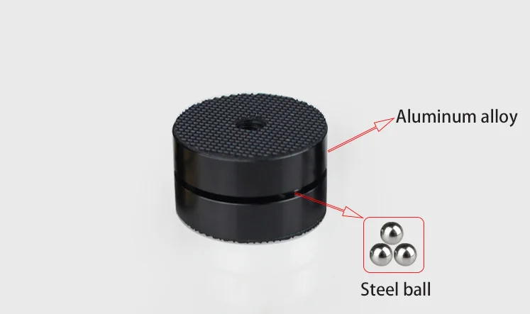 4 STKS Anti-shock Voet Pad, HiFi-audioluidsprekerstandaard Absorber Spike Isolatievoeten voor Luidspreker Audio Cd-speler Eindversterker Vinyl Platenspeler Stabiele Ondersteuning (Gold