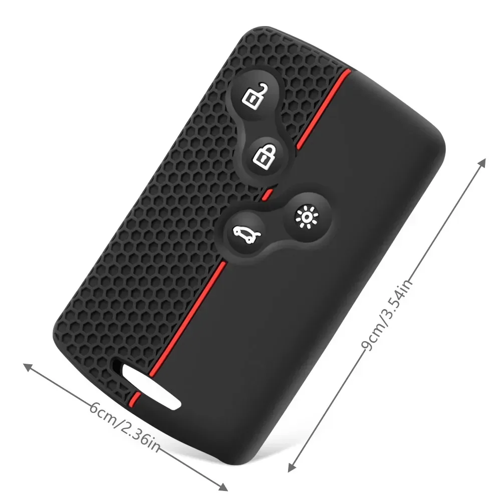 Silicone Key Case Accessories For Renault For Megane 2 3 Scenic Laguna Clio Captur Duster Logan Trafic Koleos