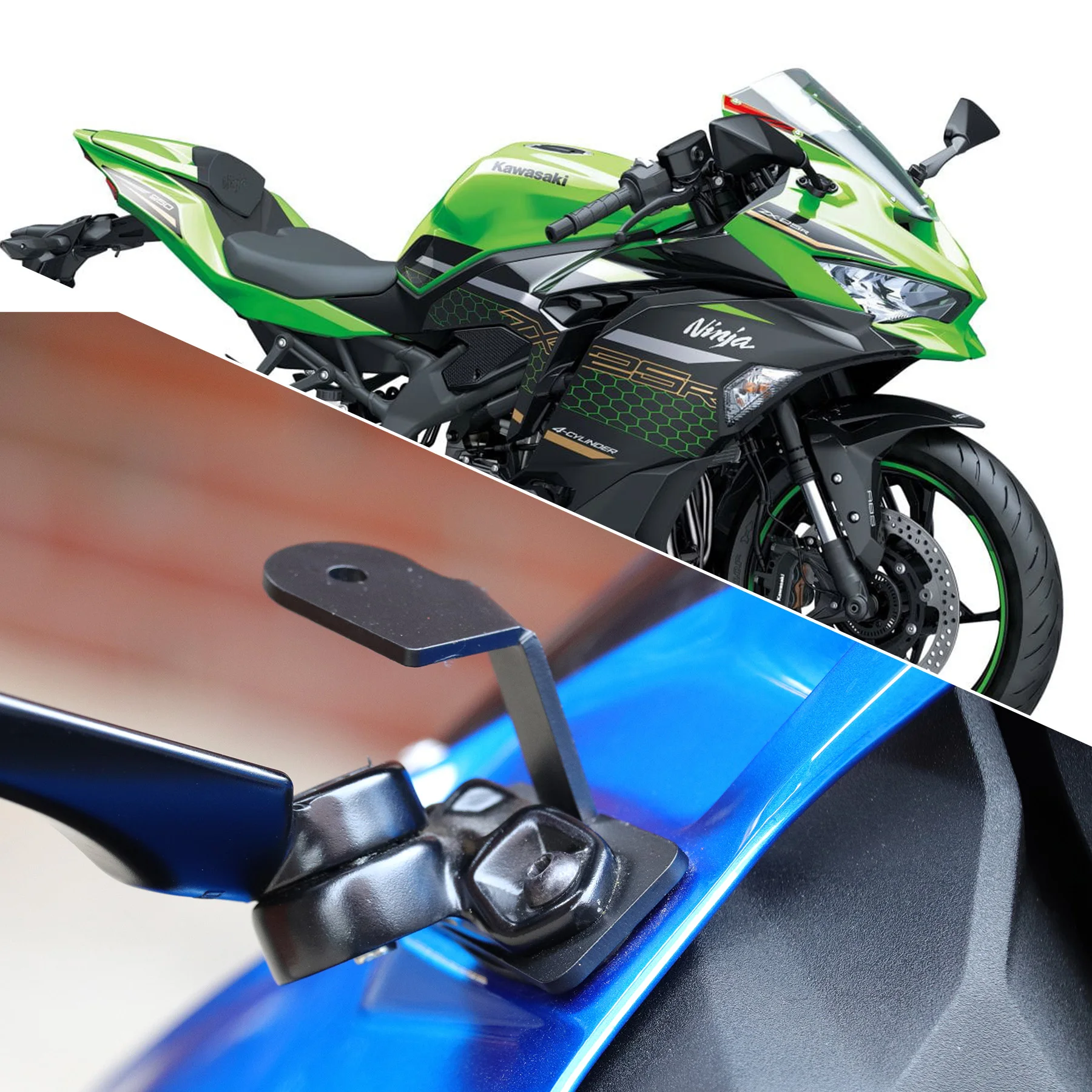 

Motorcycles Accessories DVR Data Recorder Bracket Navigator bracket For Kawasaki ZX25R ZX-25R ZX zx