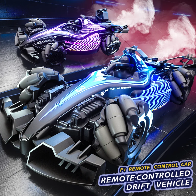 Jjrc Rc Racing Car Dual Gesture Control Stunt Spray Car Remote Control Highspeed Vehicle Children's Competitive Toy for Boys F1 2