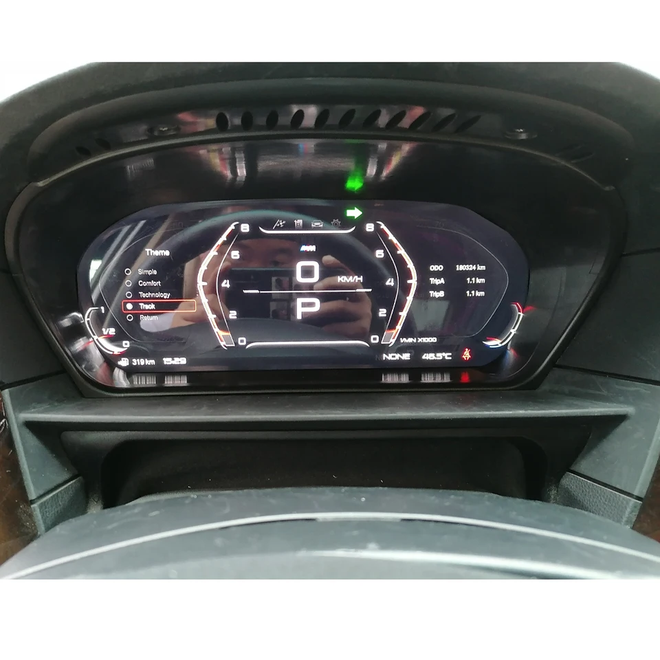 Für BMW E60 E61 E63 64 Digital Cluster Digital Tacho Kombiinstrument Display LED