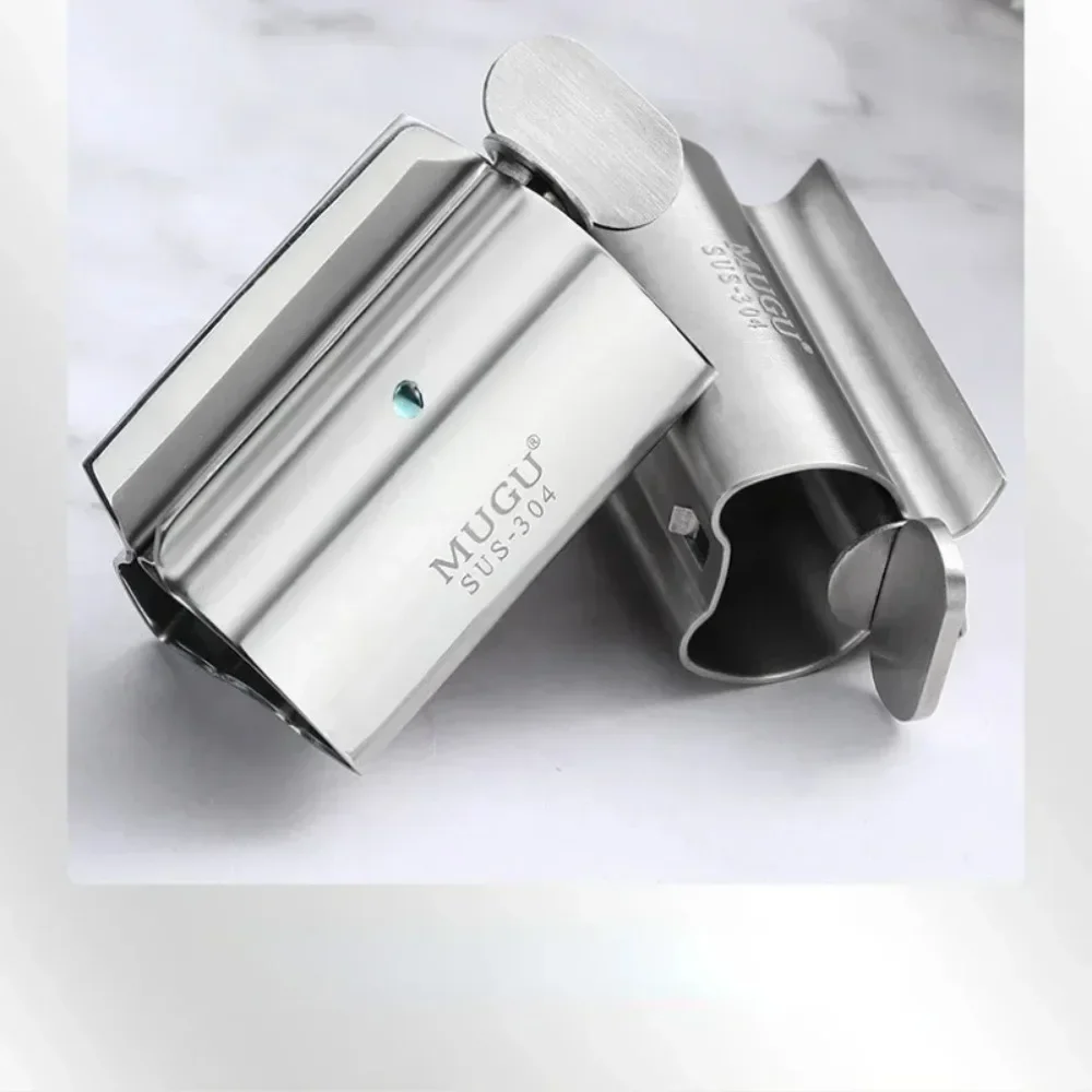 Stainless Steel Toothpaste Tube Squeezer Dispenser Rotary Expressing Roller Cleanser Presser Home Bathroom Accessories toothpaste squeezer