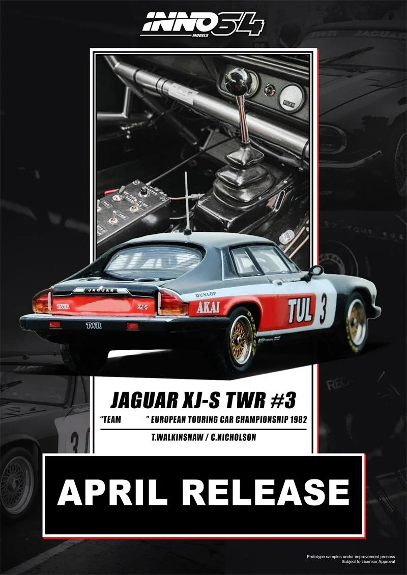 

PreSale INNO 1:64 JAGUAR XJ-S TWR #3 коллекция моделей автомобилей из литого под давлением