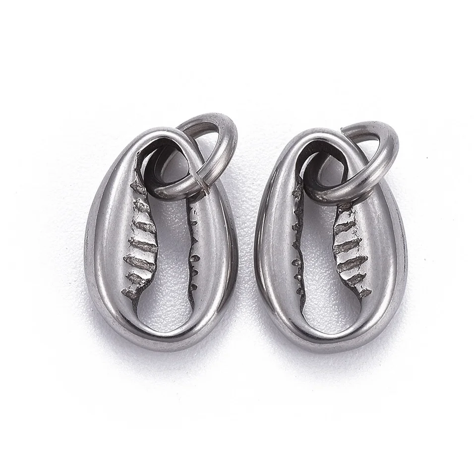 Perles Tête De Mort PandaHall - Acier Inoxydable 304 - Lot De 10 - Argenté Antique - 15x11x14 Mm