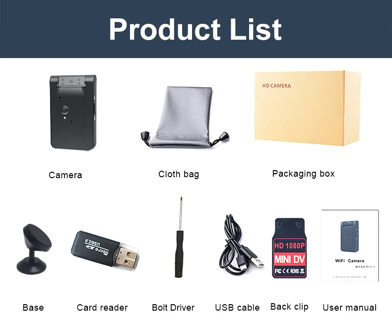 كاميرا WD7 الصغيرة موضوعة على مكتب