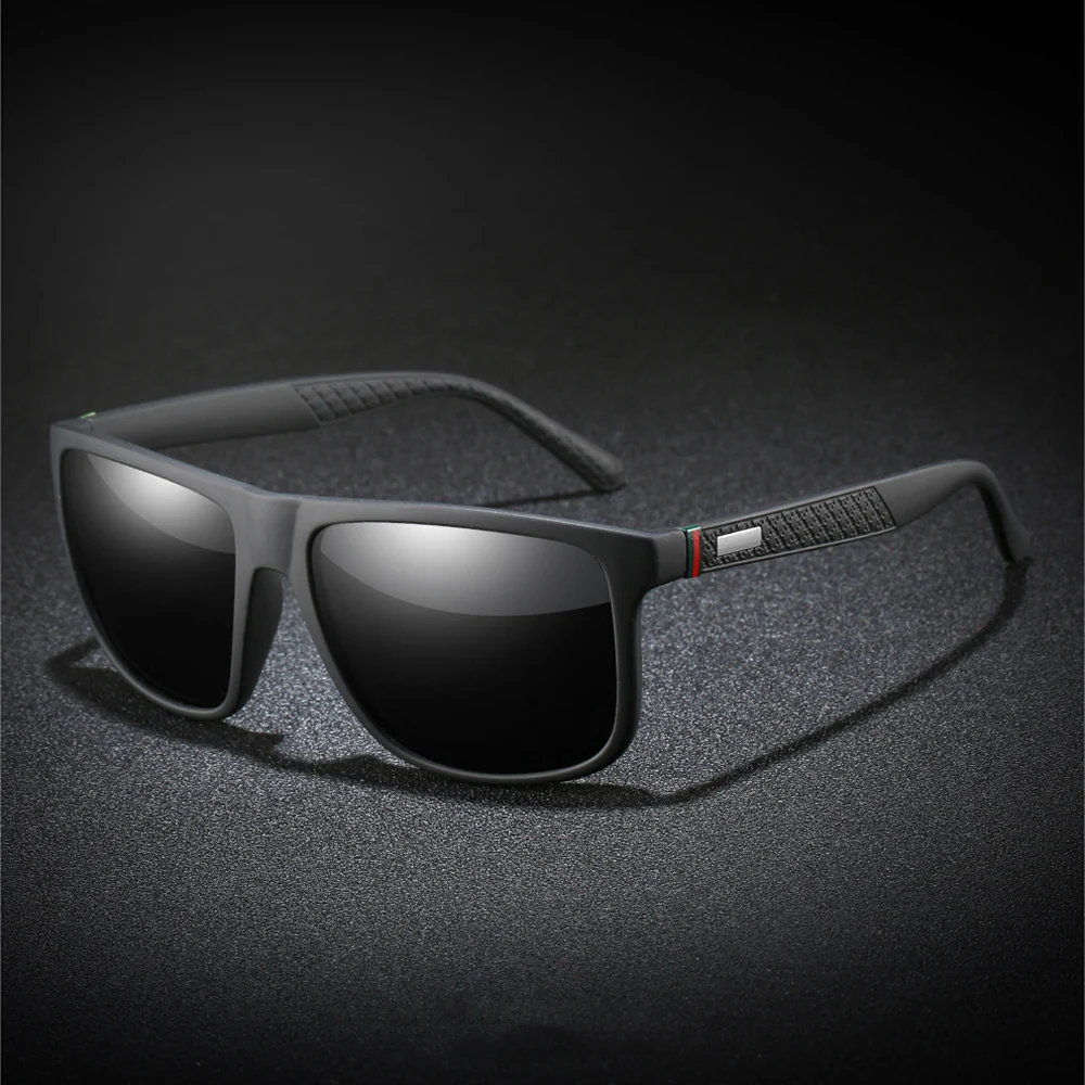 

Trend Square Men Women Polarized Sun Glasses Polarized Mirror Sunglasses Custom Made Myopia Minus Prescription Lens -1 To -6