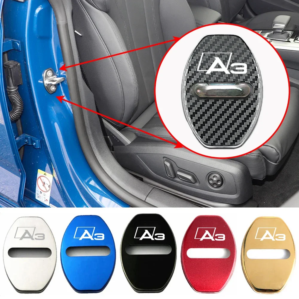 

4 шт., декоративные наклейки для Audi A3 с логотипом 2023