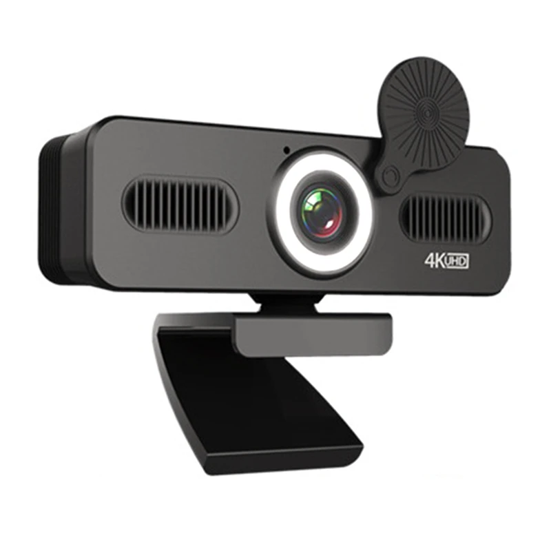 

4K Full HD Computer Webcam, Plug-And-Play Webcam With Autofocus Function For Real-Time Meetings And Chats