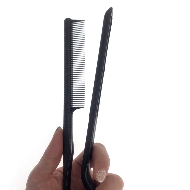 Fashion Hair Combs V Type Hair Straightener Comb DIY Salon Haircut Hairdressing Styling Tool Anti-static Combs Brushes