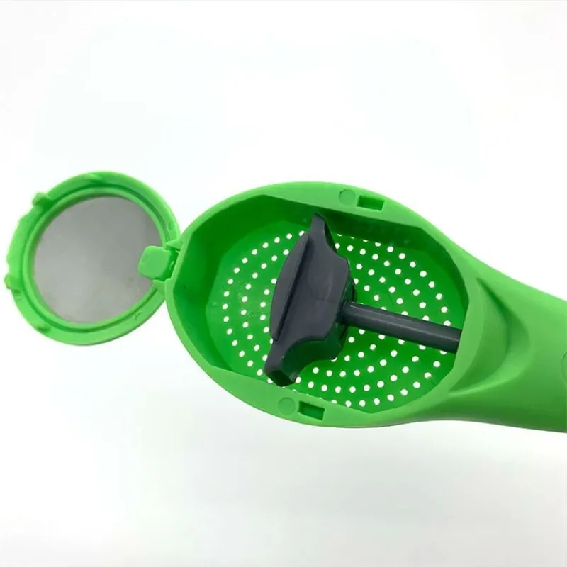 Tea Infuser Built-in Plunger Reusable Tea&Coffee Strainer Measure Swirl Steep Stir&Press filter