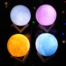 

Creative Moon Light Indoor Baterrty 3D Print Christmas Gift Moon Lamp for Room Decoration Birthday Lights LED Night Light
