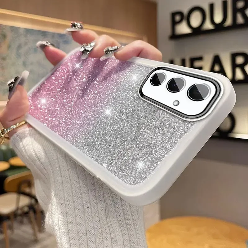 Luxury Bling Shockproof Silicone Soft Cover Case