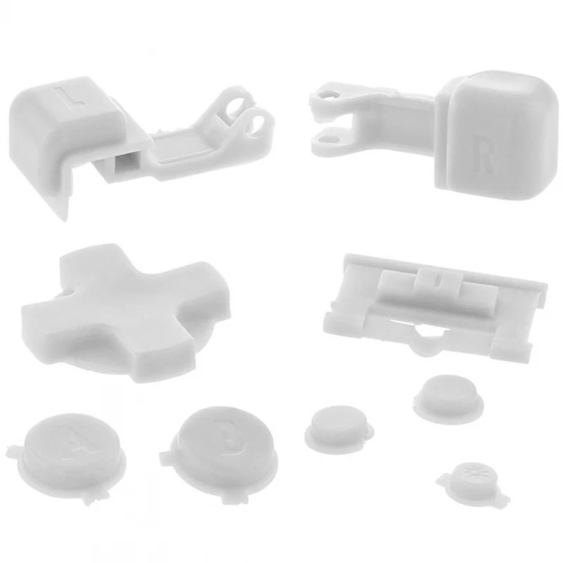Set Pulsanti Per Nintendo Game Boy Advance Sp White Volume A B Crosshead Light # Nintendo Game Boy Advance Sp (Ags-001, Ags-101)