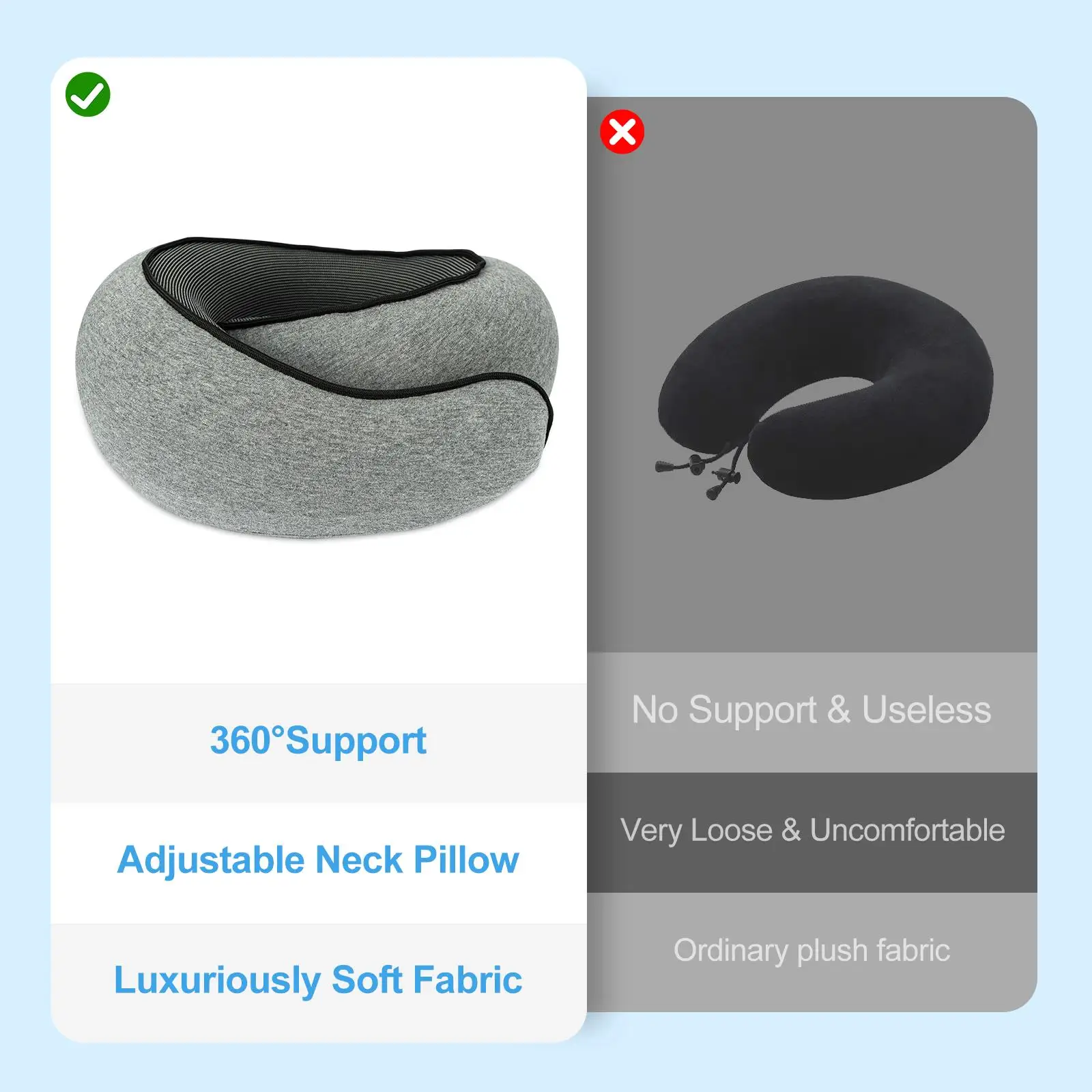 Ergonomic Neck Pillow Design
