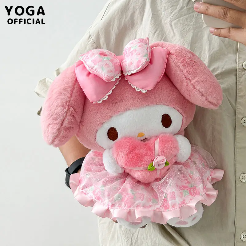 

Милая мультяшная плюшевая игрушка для девочек Cinnamoroll Kuromi понравико My Melody Sanrio с милыми романтическими цветами из серии «море», аниме, подарок на день рождения