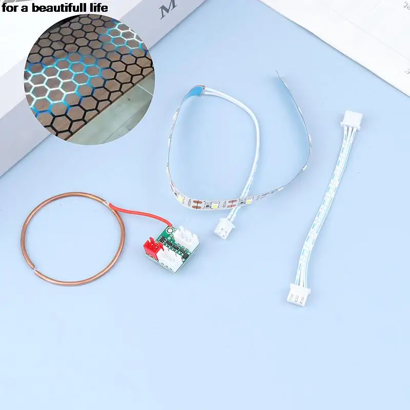 Hot 1Set River Table Air Separation Touch Induction Switch Touch Induction Light Belt Set Accessorio Per Strisce Luminose A Bobina Cellulare