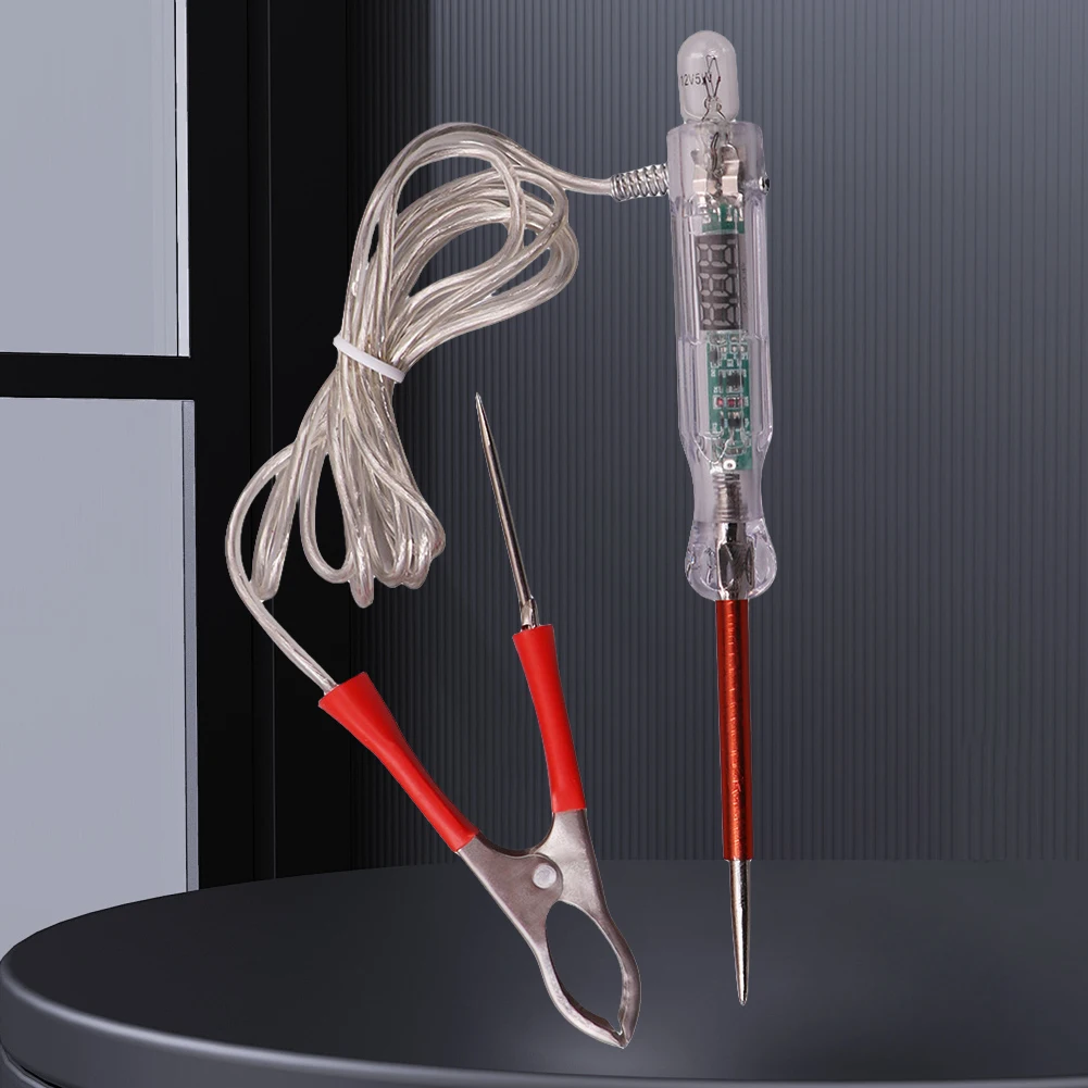 6V/12V/24V Auto Light Probe Pen Digital Display Truck Lamp Circuit Detector Automotive Circuit Tester Car Diagnostic Test Tools