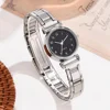 Women Fashion  Scale Digital Watch Quartz Steel Band Watches 4
