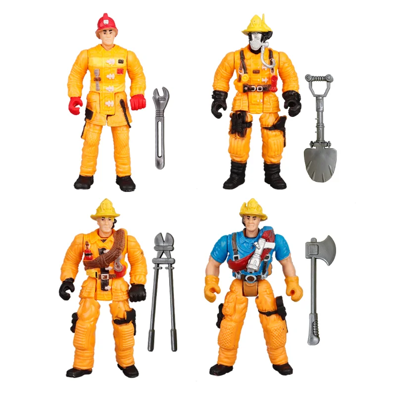 子供のためのアクションフィギュアプレイセット,1:18軍,軍隊,兵士,警察