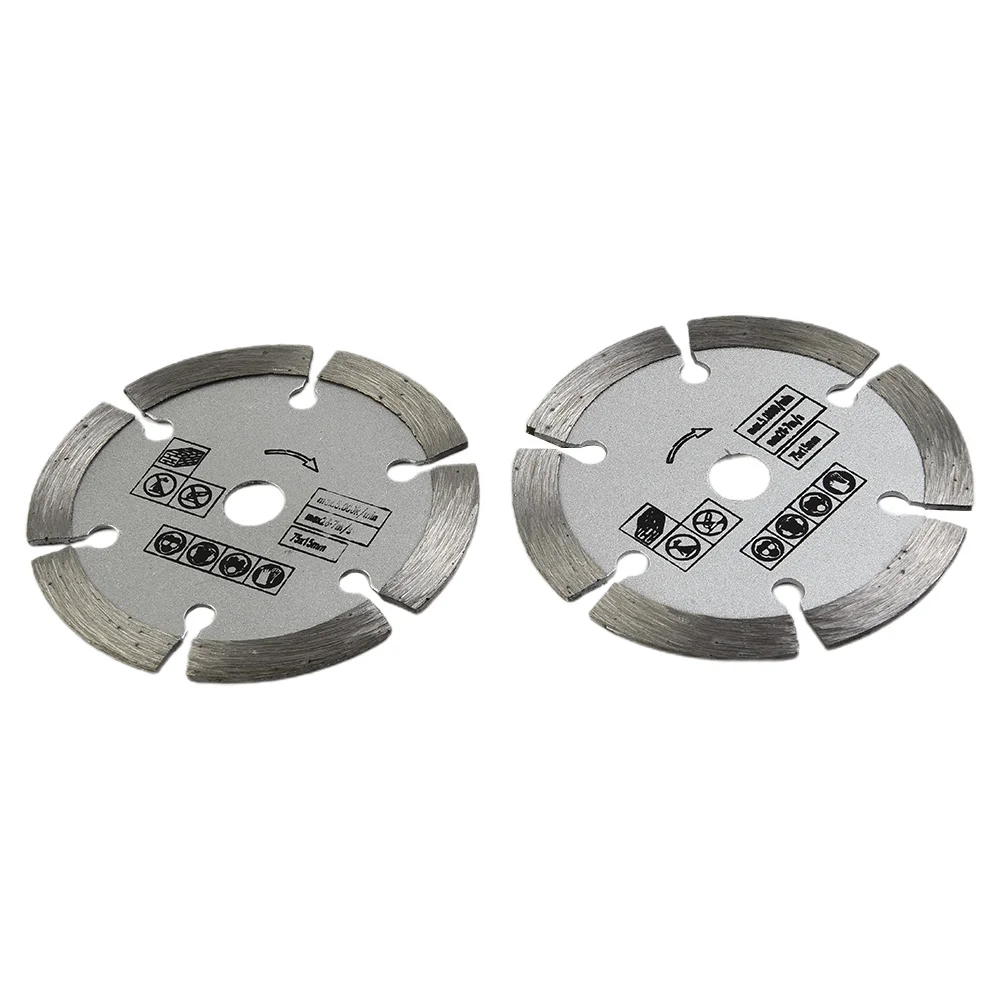 3pcs Angle Grinder Attachment Cutting Discs 3inch Ultra-Thin Diamond Saw Blade Wheel 75×1.6×10mm For Wood Glass Stone