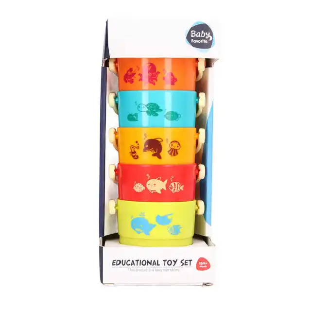 Stacking Cups Toy  Baby Building Toy Set for Home 3