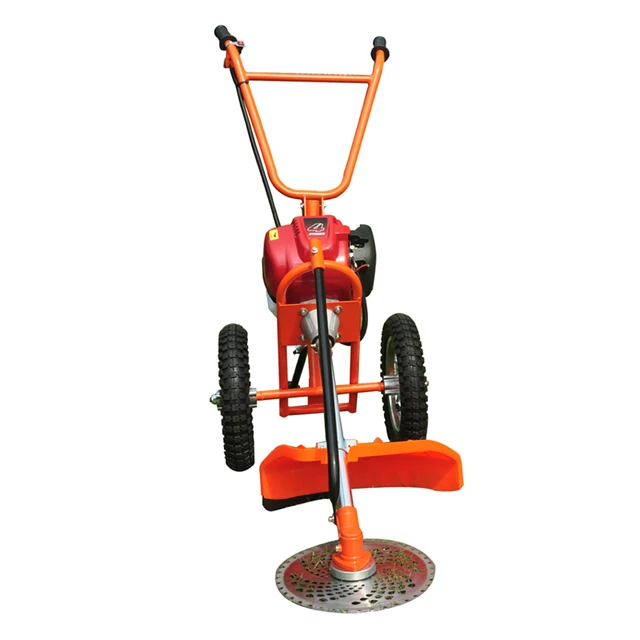 High Quality GX35 Four Stroke Engine Multi Purpose Grass Cutter Lawn Mower Brush Trimmer Mini Tiller Suitable For Farm Garden 4